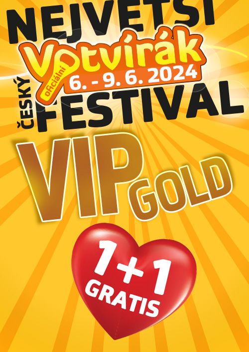 VOTVÍRÁK 2024 - klubová karta VIP GOLD (1+1)